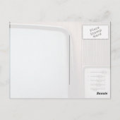 ヴィンテージテレビ(ダイヤル) ポストカード (裏面)