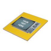 ヴィンテージテレビ（静止画面） タイル (側面)