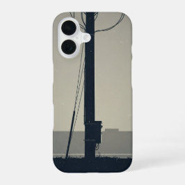 ヴィンテージテレフォンポールベース iPhone 16ケース