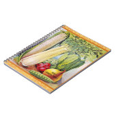 ヴィンテージテーブルパーソナライズされたガーデンノート ノートブック (左側)