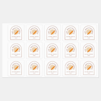 ヴィンテージテーマベーカリー/製品ロゴシール ラベル