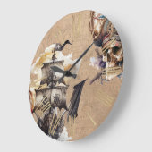 ヴィンテージテーマ ラージ壁時計 (傾斜)