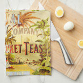 ヴィンテージテ広告ア キッチンタオル (四つ折り)