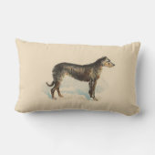 ヴィンテージデアハウンドプリントピンク ランバークッション (裏面)