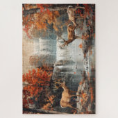 ヴィンテージディアウッドランドウォーターフォール20x30 ジグソーパズル (縦)