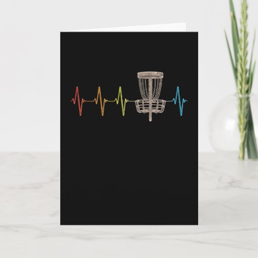 ヴィンテージディスクゴルフハートビートEKG愛ディスクゴルフ カード (正面)