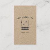 ヴィンテージディスクジョッキー|クラフト 名刺 (裏面)