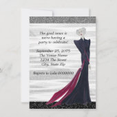 ヴィンテージディババースデーパーティー 招待状 (裏面)