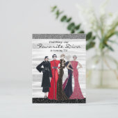 ヴィンテージディババースデーパーティー 招待状 (スタンド正面)