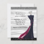 ヴィンテージディババースデーパーティー 招待状 (裏面)