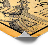 ヴィンテージディファイナンスランドリースターチプリント ポスター (角)