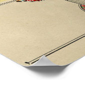 ヴィンテージディールキスタルクパウダーと1924 ポスター (角)