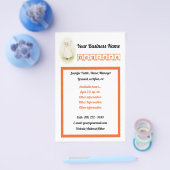 ヴィンテージデイサービスビジネスフライヤー チラシ (シングル)