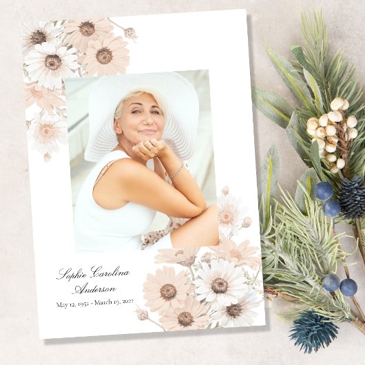 ヴィンテージデイジーのライフプログラムのお祝い プログラム