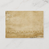 ヴィンテージデイジーテーブル座席表 プレイスカード (裏面)