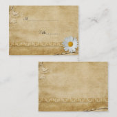 ヴィンテージデイジーテーブル座席表 プレイスカード (正面/裏面)