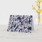 ヴィンテージデイジーデイジーガーデンパターンガーデナー カード (黄色い花)