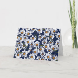 ヴィンテージデイジーデイジーガーデンパターンガーデナー カード