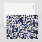 ヴィンテージデイジーデイジーガーデンパターンガーデナー ポストカード (正面/裏面)