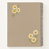 ヴィンテージデイジーノート | 新学期バディ ノートブック (裏面)