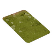 ヴィンテージデイジーフローラ緑壁紙 マグネット (右側)