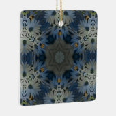 ヴィンテージデイジーブルーフローラ セラミックオーナメント (右)