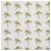 ヴィンテージデイジー花 ファブリック (見本)