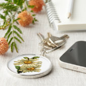 ヴィンテージデイジー キーホルダー (側面)