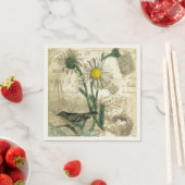 ヴィンテージデイジー スタンダードカクテルナプキン (インサイチュ)