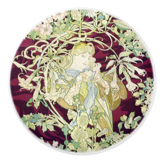 ヴィンテージデイジー セラミックノブ (正面)