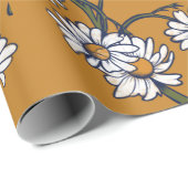 ヴィンテージデイジー ラッピングペーパー (ロールコーナー)
