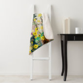 ヴィンテージデイジー-自然インスパイアフローラアート –  シェルパブランケット (インサイチュ)