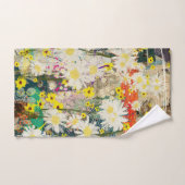 ヴィンテージデイジー-自然インスパイアフローラアート – バスタオルセット (ハンドタオル)