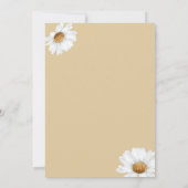 ヴィンテージデイジーBeeタイムカプセルノートメッセージカード サンキューカード (裏面)