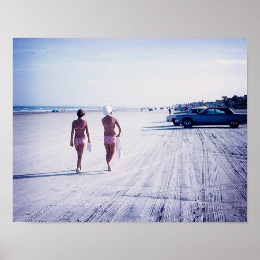 ヴィンテージデイトナビーチフロリダポスター ポスター (正面)