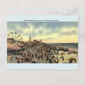 ヴィンテージデイトナビーチフロリダポストカード ポストカード (正面)