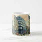 ヴィンテージデイリー表現建物オン艦隊通り コーヒーマグカップ (中央)