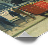 ヴィンテージデイリー表現建物オン艦隊通り ポスター (角)