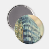 ヴィンテージデイリー表現建物オン艦隊通り マグネット (正面/裏面)