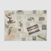 ヴィンテージデカップエフエメラスタンプトラベル 薄葉紙 (正面)