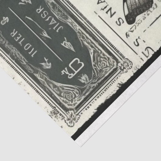 ヴィンテージデカップバタフライアイボリーピンクアーティスト 薄葉紙 (詳細)