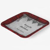 ヴィンテージデカデンスオールドパーチメントゴシック結婚ズ ペーパープレート (傾斜あり)