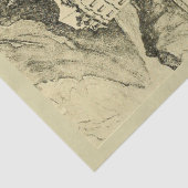 ヴィンテージデカフランスのップキャッスルカントリー側 薄葉紙 (詳細)