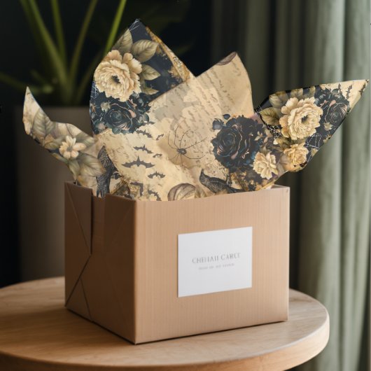 ヴィンテージデクペカスタムージ植物性バラ薬局 薄葉紙