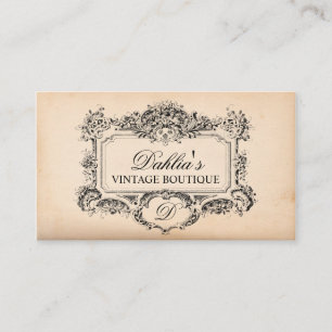 ヴィンテージデコエレガントレーションファッションブティック 名刺