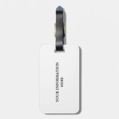 ヴィンテージデコップエフエマラ旅行切手マップ ラゲッジタグ (裏面縦)