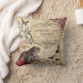 ヴィンテージデコップコラージュ薬局 クッション (ブランケット)