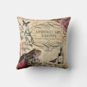 ヴィンテージデコップコラージュ薬局 クッション (裏面)