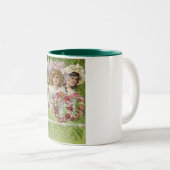 ヴィンテージデコレーションデイガール ツートーンマグカップ (正面右)