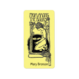 ヴィンテージデコ庭師の蔵書票ラベル ラベル